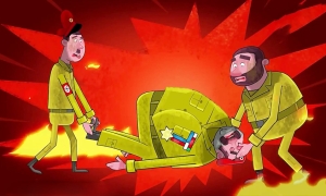 انیمیشن طنز جذاب  "خاکریزهای نمکی" - این قسمت : دیکتاتور های ابله