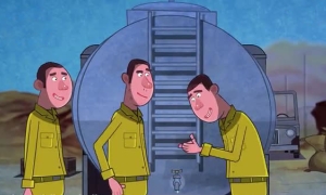 انیمیشن طنز جذاب "خاکریزهای نمکی"-  این قسمت : پهلوان پنبه «1» 